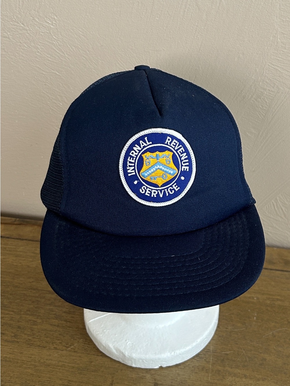 Vintage Internal Revenue Service (IRS) Trucker Hat Featuring The Official Emblem